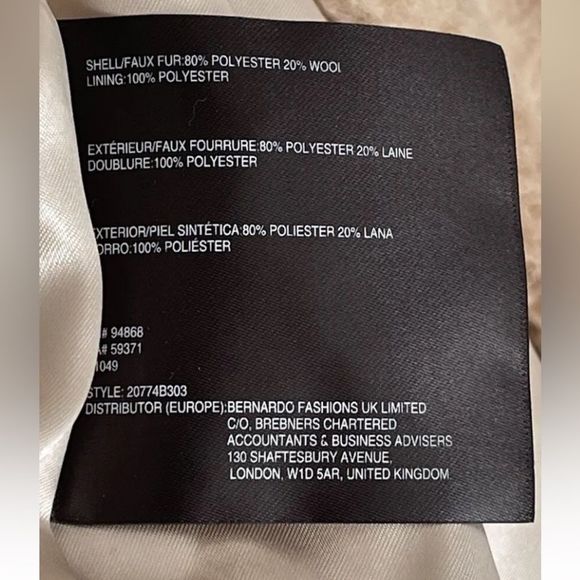 Bernardo Plaid Teddy coat - Picture 5 of 5